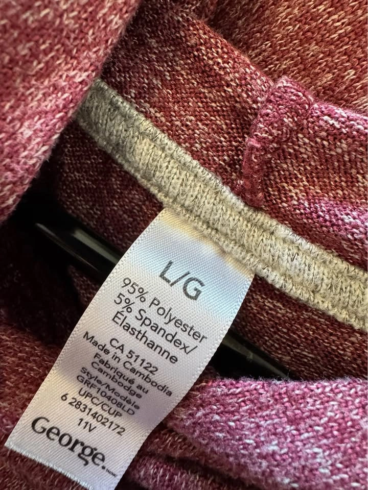 Burgundy Soft Hoodie - Size Large - photo 3