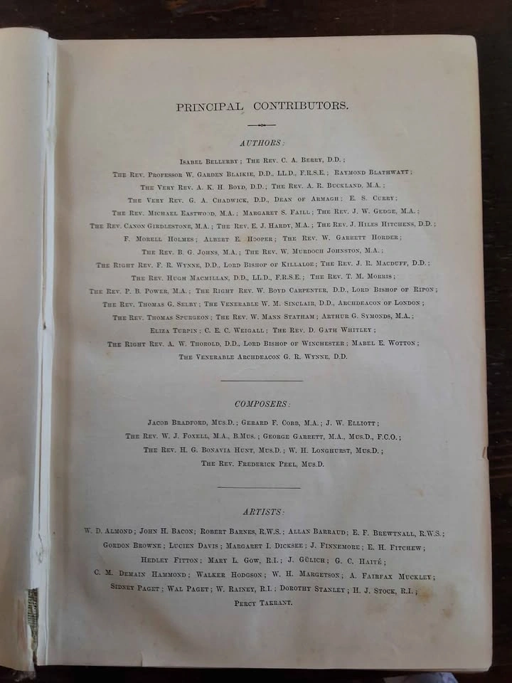 Antique 1894 "The Quiver" Illustrated Victorian Magazine Bound V - photo 3