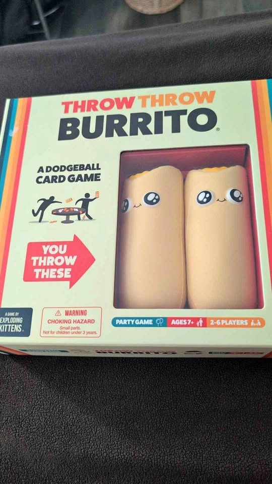 Exploding Kittens Throw Throw Burrito Dodgeball Card Game