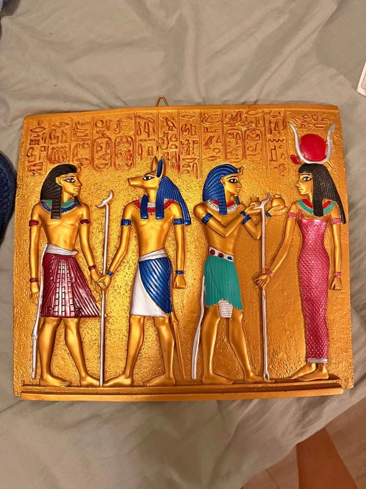 Egyptian Hieroglyphic Wall Plaque