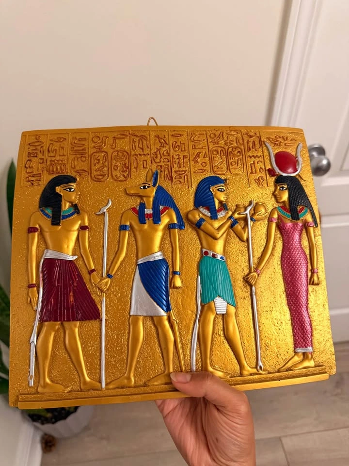Egyptian Hieroglyphic Wall Plaque - photo 3