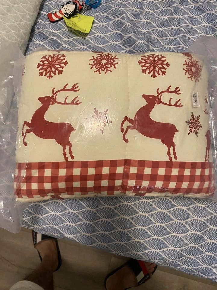 New Christmas Reindeer Snowflake Blanket - photo 2