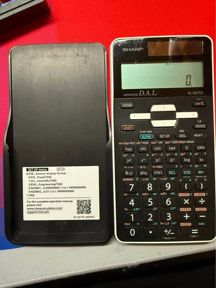 USED Sharp EL-531TG Scientific Calculator - photo 3