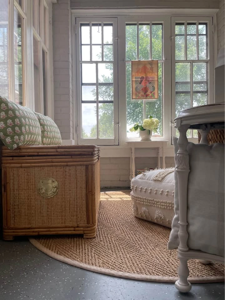 Round Woven Rug - photo 2