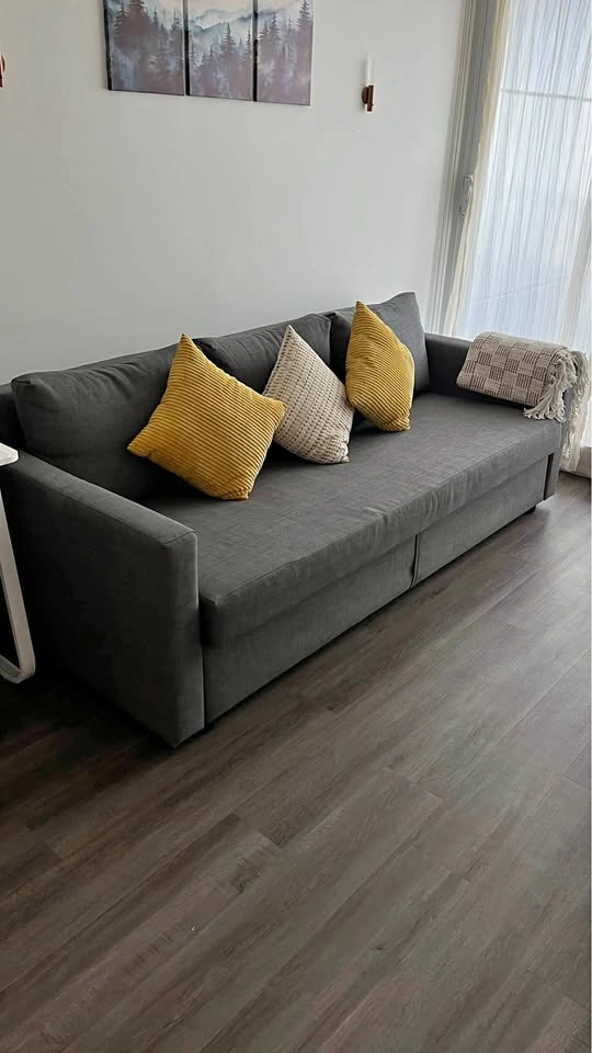 Sofa bed with storage space