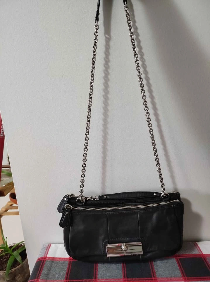 Coach Kristin Willow Black Leather Crossbody Bag - photo 2