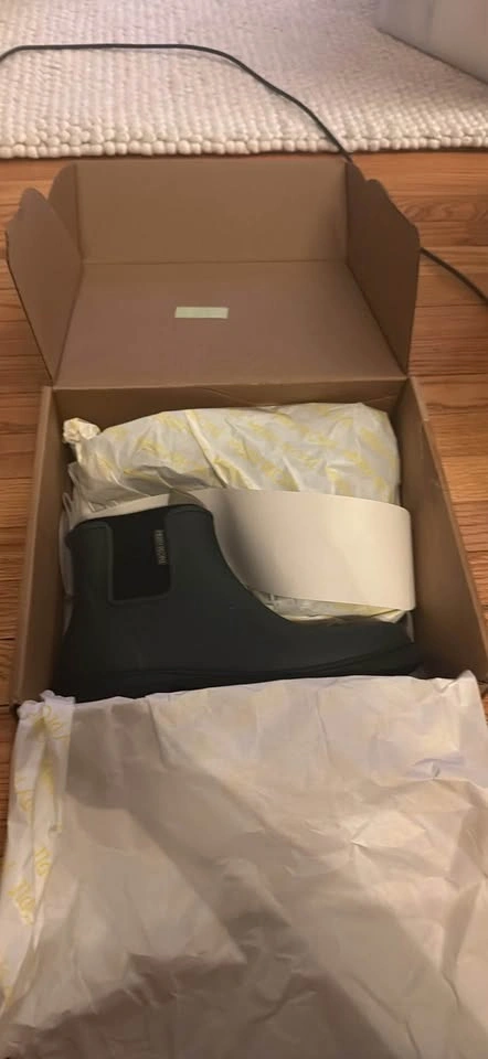 Merry People Bobbi Ankle Rainboot - Forest Green, Size 40 - photo 2