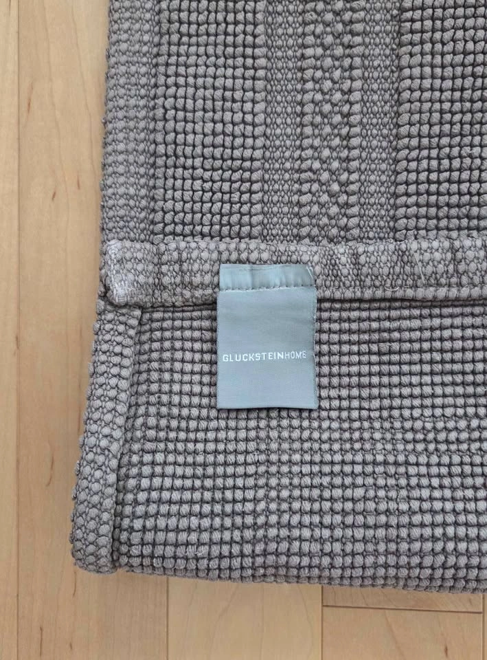 Set of 2 Purple-Gray Bath Mats - photo 2