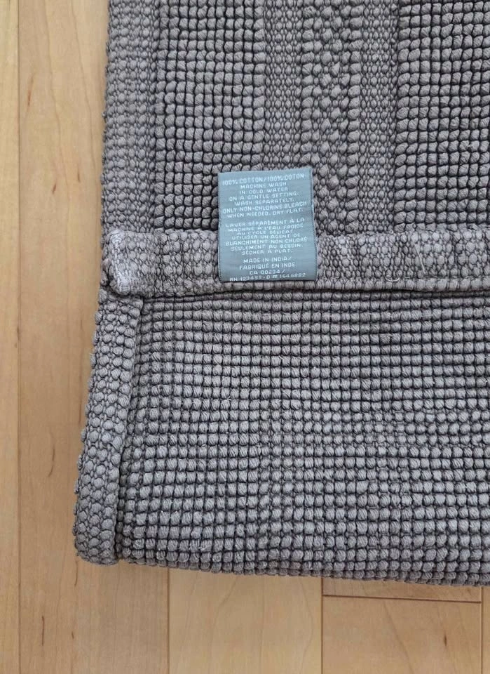 Set of 2 Purple-Gray Bath Mats - photo 3