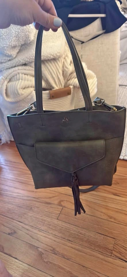 Anthropologie Green Purse