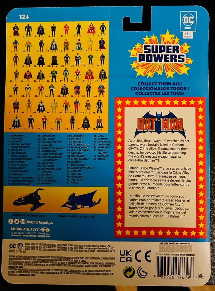McFarlane Super Powers Batman Classic Edition - photo 2