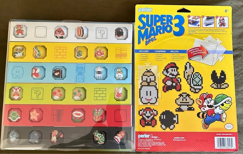 Club Nintendo 2011 Platinum Reward Pin Set & Perler Bead Kit - photo 2