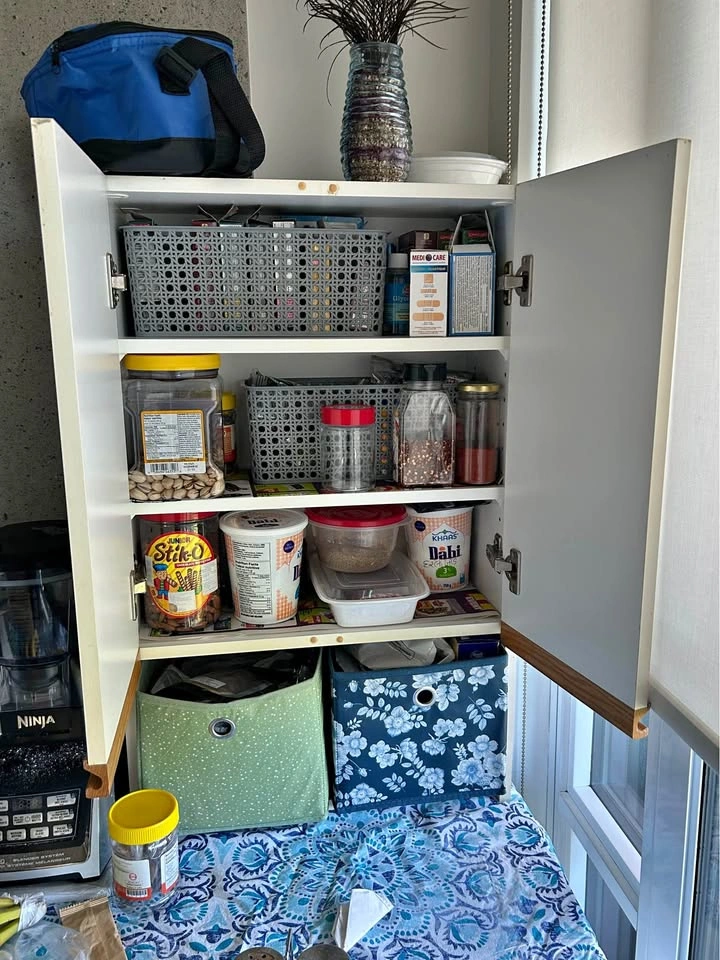 White Two-Door Storage Cabinet