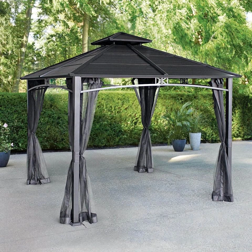 Hometrends 10 ft. x 10 ft. Hardtop Gazebo