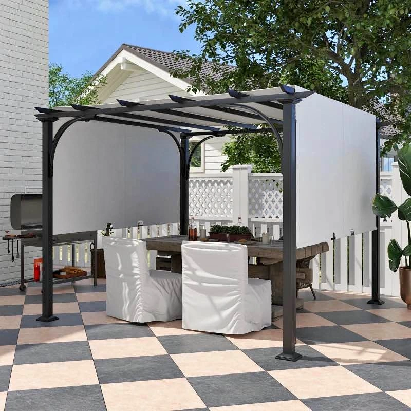 Outsunny 10' x 10' Outdoor Pergola Patio Gazebo Canopy