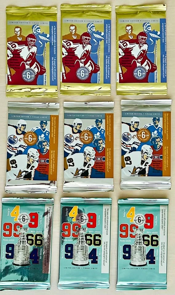 NHL Limited Edition Souvenir Sheets Packs