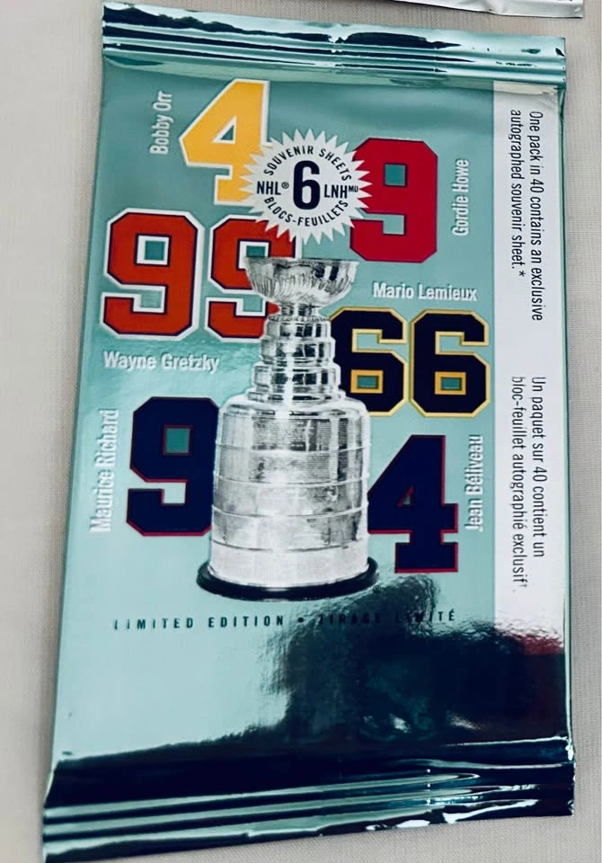 NHL Limited Edition Souvenir Sheets Packs - photo 5