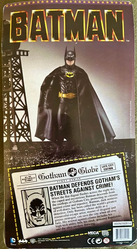 NECA Batman 1989 Michael Keaton 7" Action Figure - photo 4