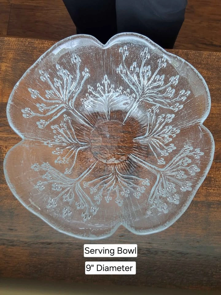 Vintage Finnish Art Glass Set - Pertti Kallioinen "Cow Parsley" - photo 3
