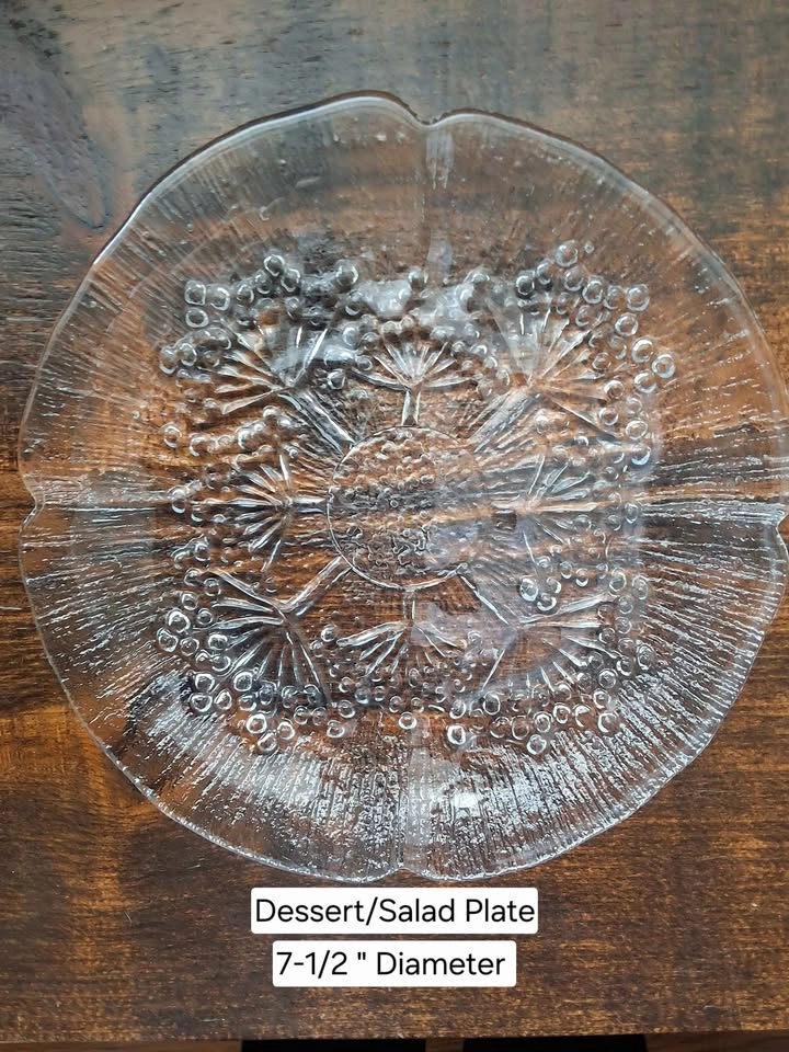 Vintage Finnish Art Glass Set - Pertti Kallioinen "Cow Parsley" - photo 5