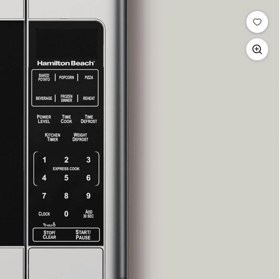 Hamilton Beach 1.1 Cu. Ft. Stainless Steel Microwave - photo 3