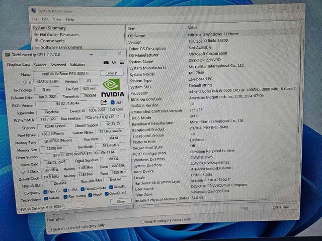 RTX 3080TI 12GB gaming pc desktop computer - photo 3