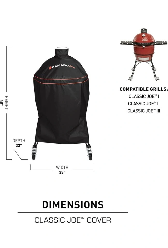 [NEW IN BOX] KAMADO JOE Classic Joe Heavy Duty Grill Cover - photo 2
