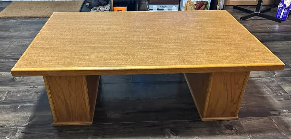 Rectangular Light Oak Coffee Table