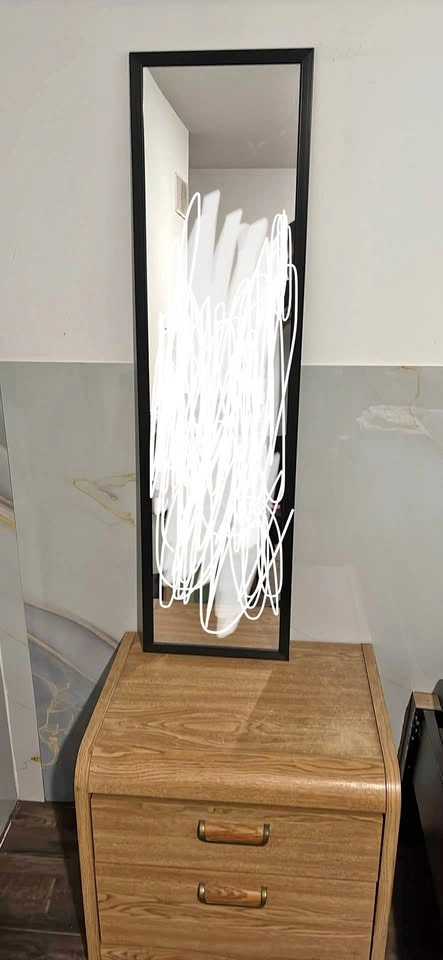 Dressing mirror and table