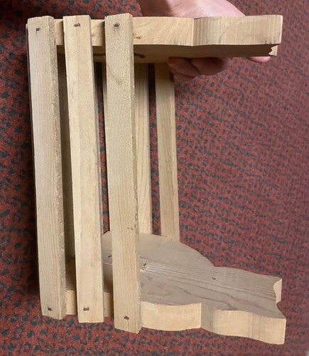 Sawmill Critter Cat Basket Wood Vintage - photo 2