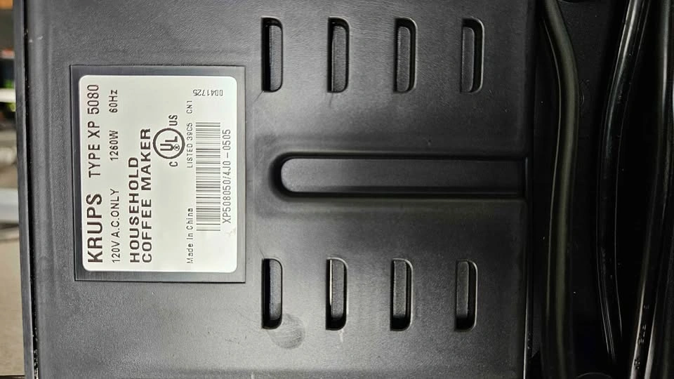 Krups XP 5080 Espresso Machine Parts - photo 4