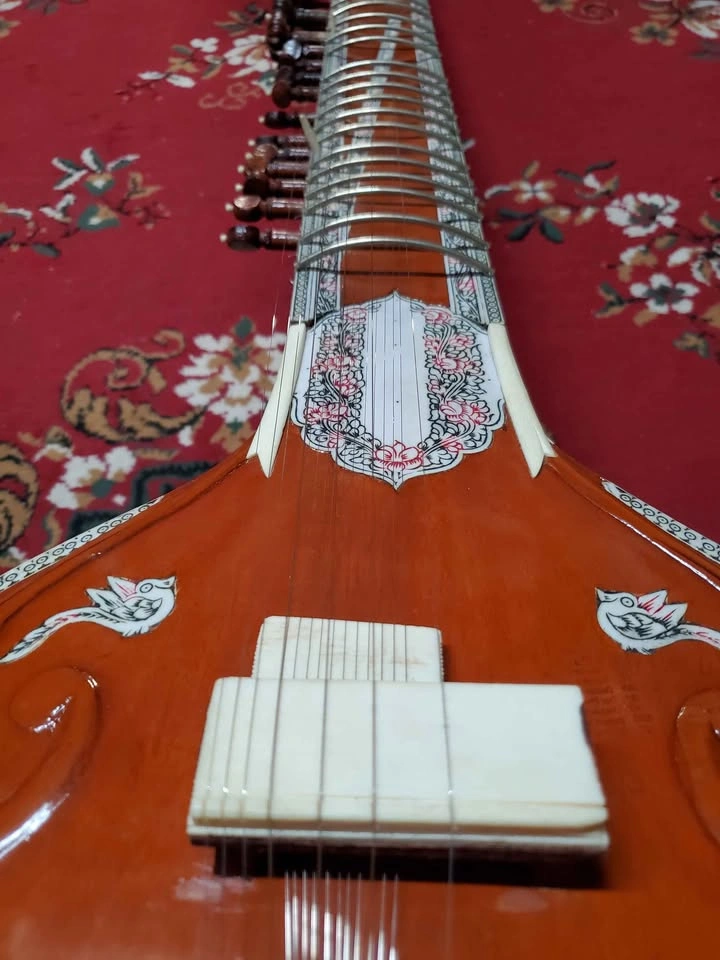 Traditional Indian Sitar with Hard Case - photo 5