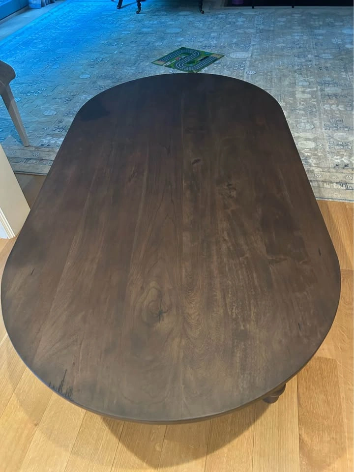 Kathy Kuo Charnes Aged Belgium Bleach Coffee Table - photo 3