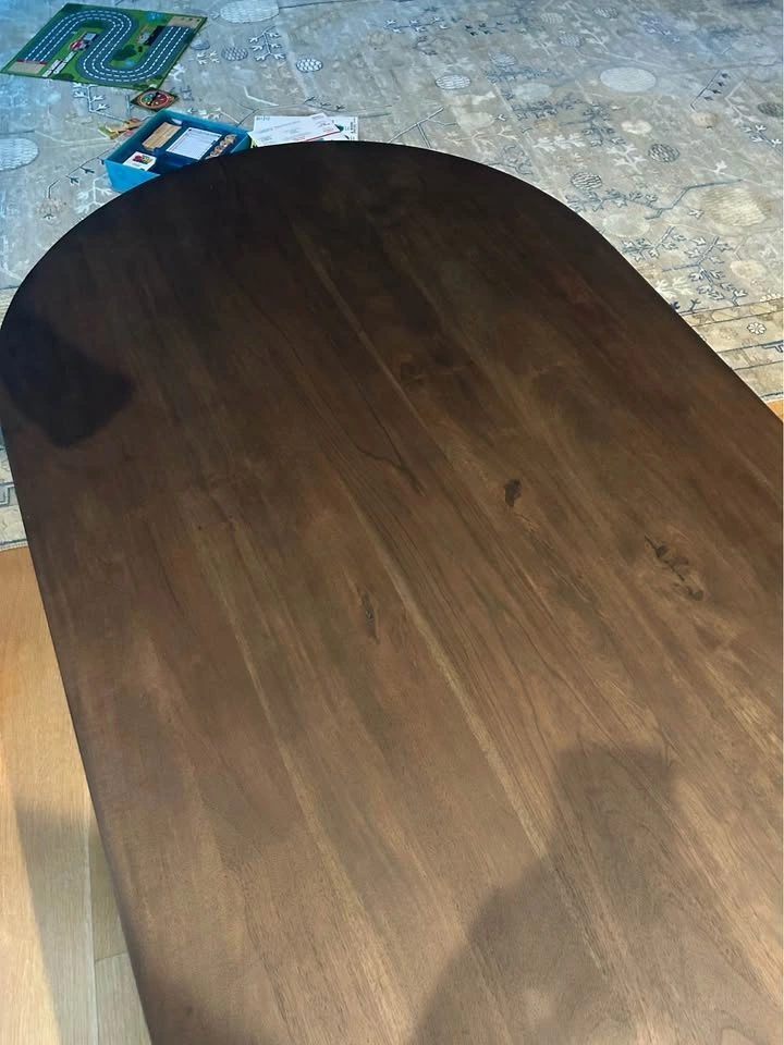 Kathy Kuo Charnes Aged Belgium Bleach Coffee Table - photo 4