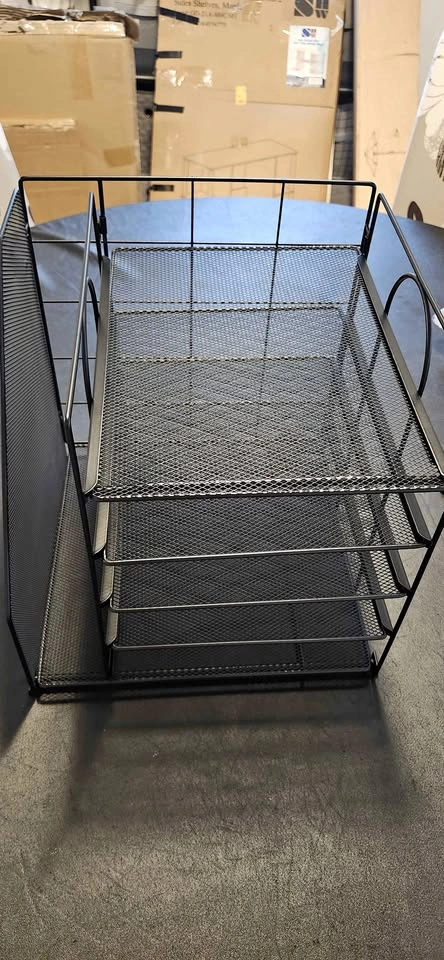 Metal Mesh Desk Organizer