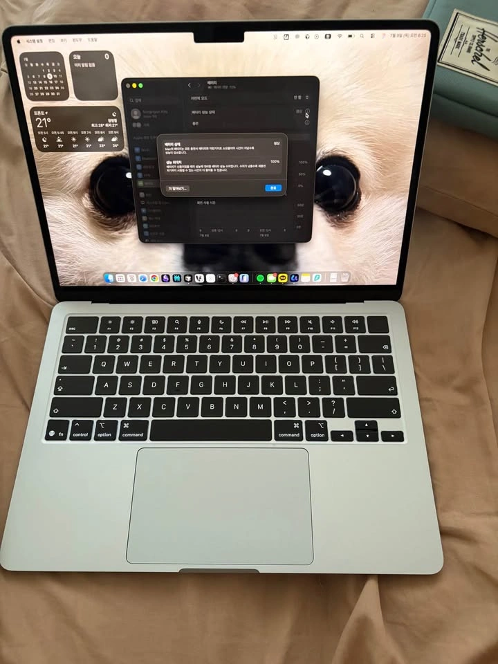 M5 MacBook Air 13" Sky Blue (16GB / 512GB) - Battery 100% - photo 5