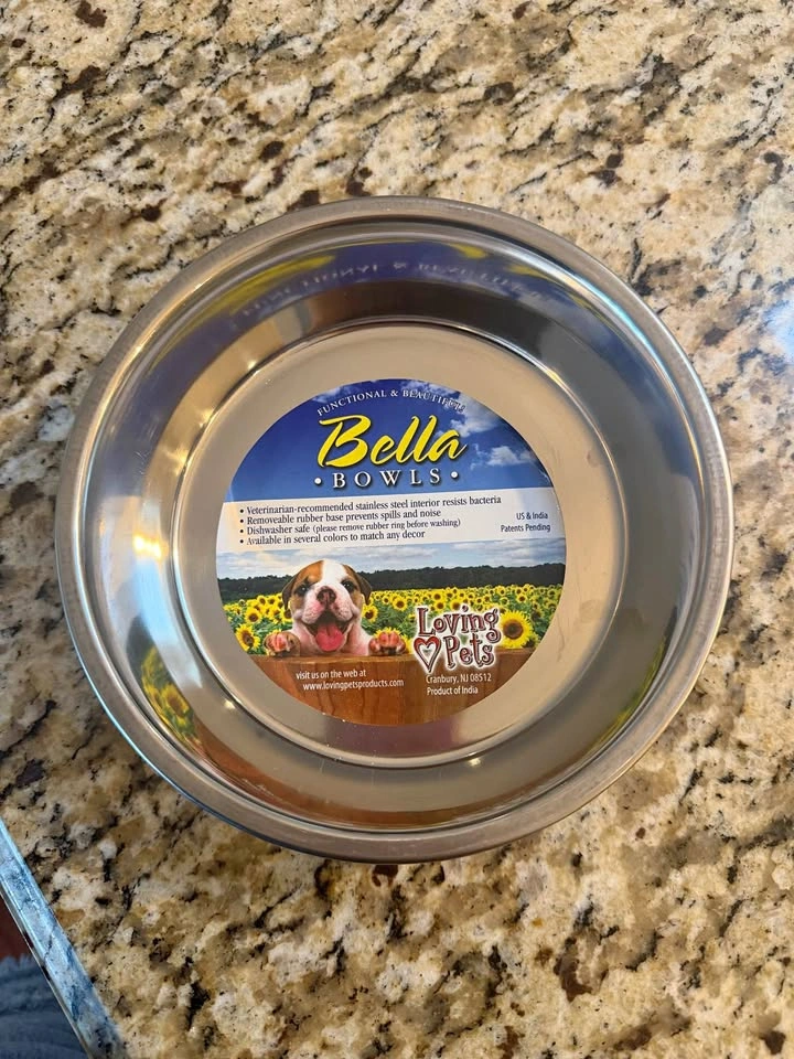 New Medium Copper Pet Bowl