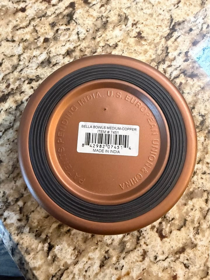 New Medium Copper Pet Bowl - photo 2