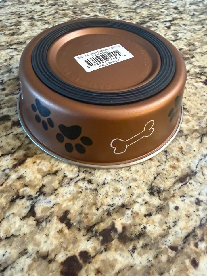 New Medium Copper Pet Bowl - photo 3