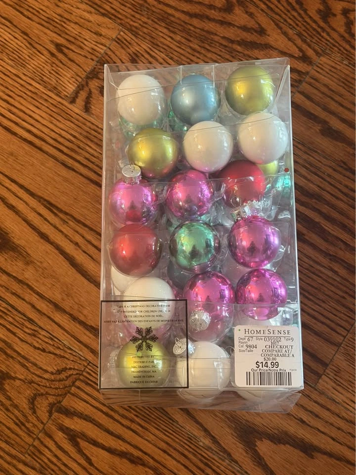 Miniature glass ornaments - photo 3