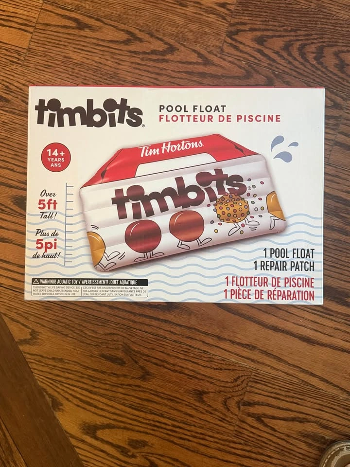 New Tim Hortons Timbits Pool Float - limited edition - photo 2