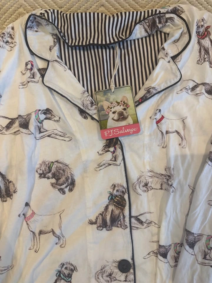 P.J. Salvage Dog Print Pajama Set - photo 2