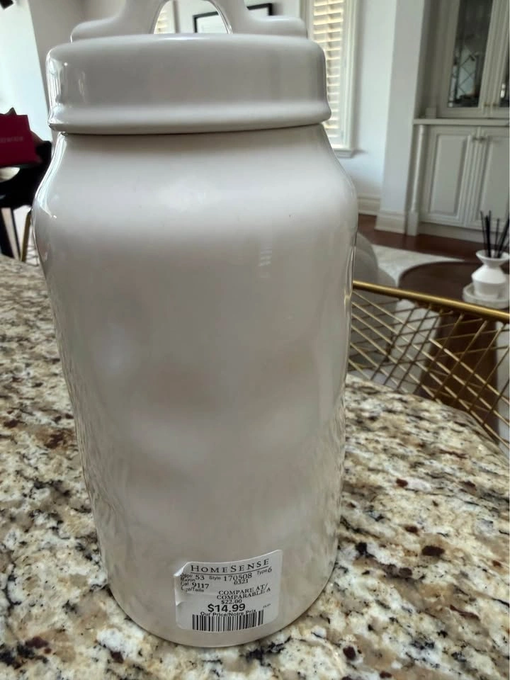 New Ceramic Canister/ cookie jar - photo 2