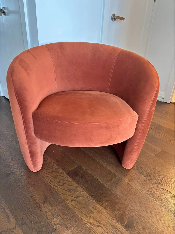 Velvet Accent Chair