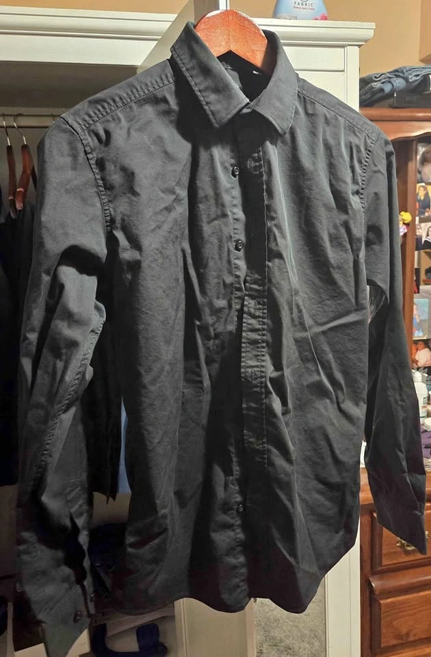 Mens Mexx Metropolitan Black Dress Shirt