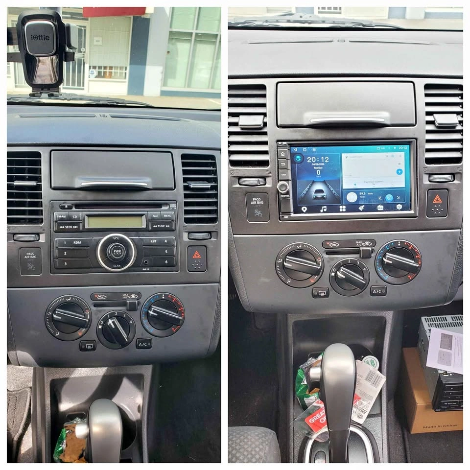 Nissan OEM Car Stereo CD Player Radio Camera Installation