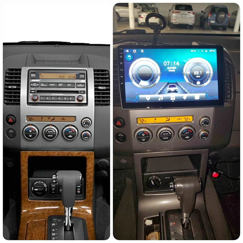 Car Stereo System with Large Screen and installation