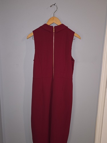 Ivanka trump burgundy sleeveless pencil dress - photo 2