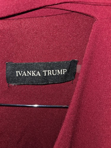 Ivanka trump burgundy sleeveless pencil dress - photo 4