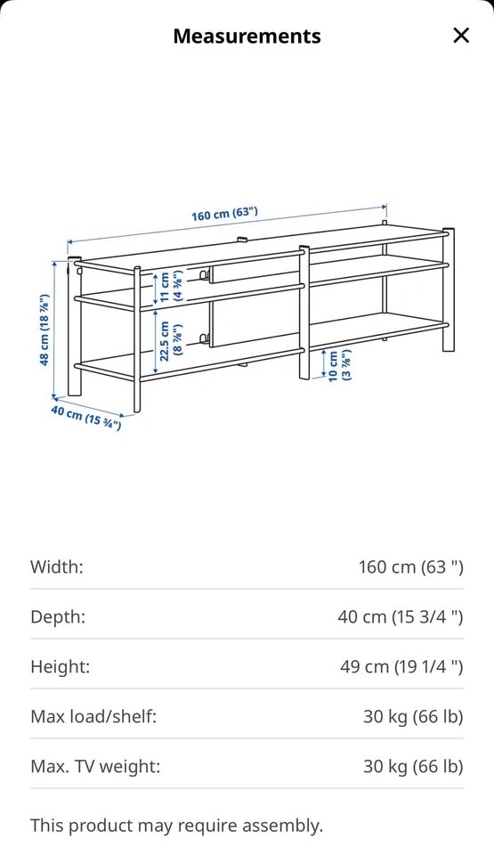 IKEA Jattesta TV Stand - photo 5